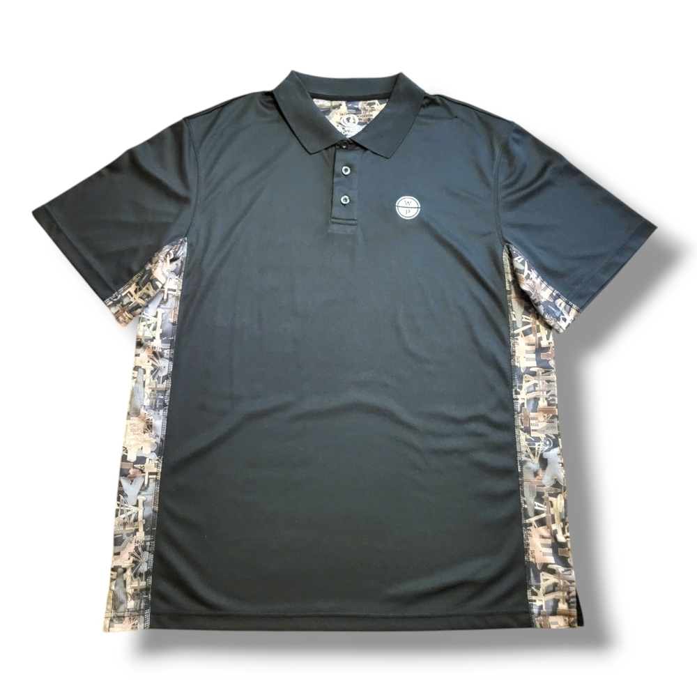 Oilfield Camo Polo Men's XL‎ Black & With W P Logo